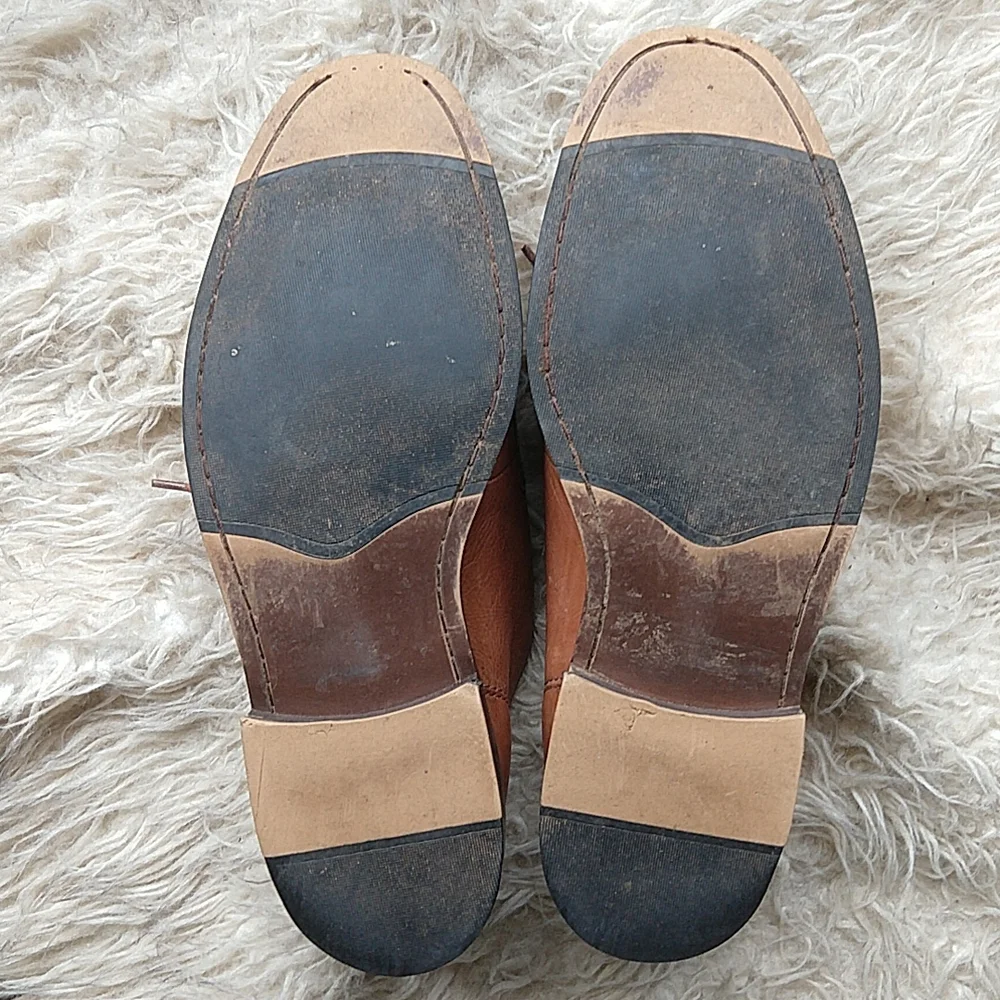 Public Opinion Men's Oxford Brown Dress Shoes Size 11